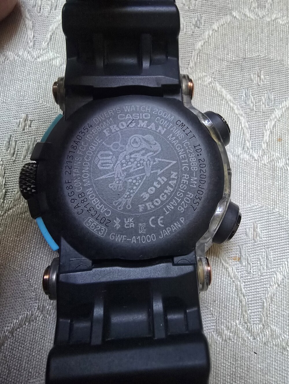 CASIO G-SHOCK FROGMAN GWF- A1000APF-1AJR 30th Poison Dart Frog Tough Solar Mens. - Picture 12 of 15